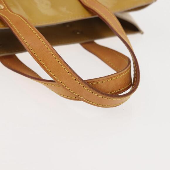 LOUIS VUITTON Monogram Vernis Reade PM Hand Bag Beige M91334 - Picture 7 of 12